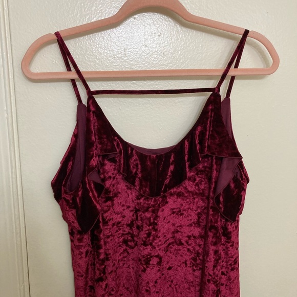 Grayson Threads Red Velvet Ruffle Top - Picture 3 of 5